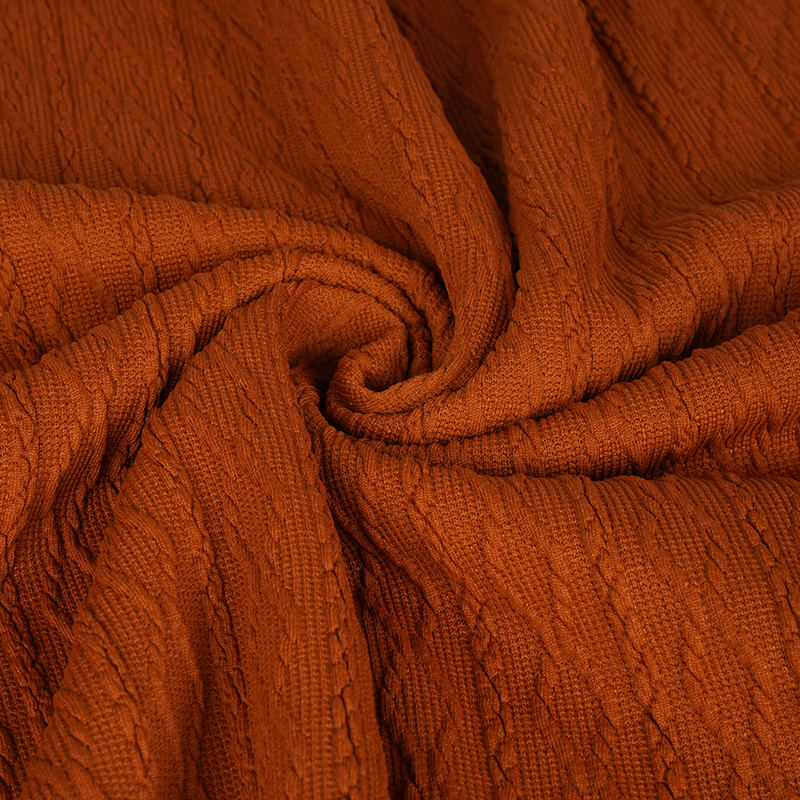 T-shirt gebreide Jacquard-stof